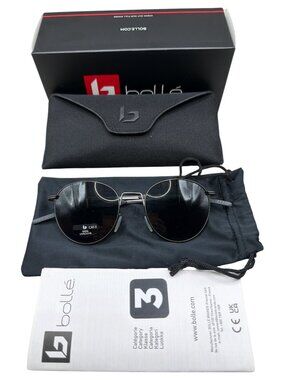 Bolle Unisex Radiant Sunglasses in Gun Matte (NEW)